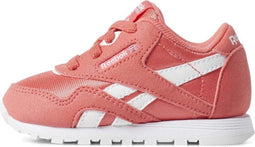 Reebok Cl Nylon Mu - Dames Sneakers - Maat 38 - Color-Bright Rose/White