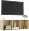 vidaXL - Tv-meubel - 107x35x37 - cm - bewerkt - hout - sonoma - eikenkleurig