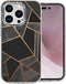 imoshion Hoesje Geschikt voor iPhone 14 Pro Hoesje Siliconen - imoshion Design hoesje - Zwart / Black Graphic
