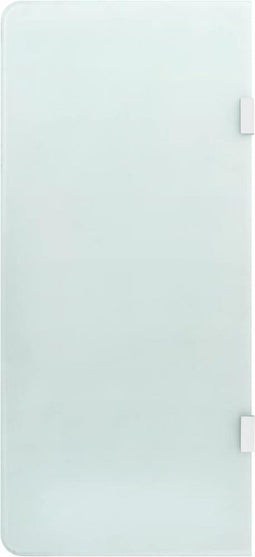 vidaXL - Urinoirschot - 90x40 - cm - gehard - glas