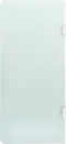 vidaXL - Urinoirschot - 90x40 - cm - gehard - glas