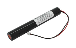 Elubat 137887 - Noodverlichting batterij NiMH 2.4V 3700mAh L1x2 4/3A - 160mm kabel en stekker
