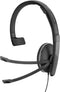 Sennheiser SC 135 - Headset - USB aansluiting 3.5mm jack flexibele microfoon arm - Zwart