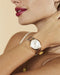 Rosefield The Tribeca Dames Horloge - Zilver + Rosé Goud Ø33mm - TWSSRG-T64