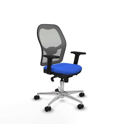Piqueras y Crespo 2D086N0 - Bureaustoel - Verstelbare hoogte met armleuning - Blauw