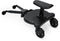 Meerijdplankje Universeel - Meerijdplankje met zitje voor kinderwagen of buggy - 360° draaibare wielen - Zwart
