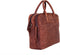 DSTRCT Wall Street - Leren Laptoptas 2 Vaks - Laptopvak 15,6 inch - Bruin