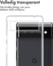 iMoshion Hoesje Geschikt voor Google Pixel 6a Hoesje - iMoshion Stand Backcover - Transparant