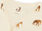 Jollein Savannah - Babyslaapzak 70cm - Afritsbare mouwen TOG 3.0/2.0 - Chestnut/Ivory