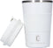 Castagnola Thermosbeker - Koffiebeker To Go - Dubbelwandig - 380 ML - RVS - Wit