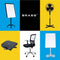 BRASQ Flipover - 70x100cm - Verstelbaar Whiteboard - Magnetisch - Aluminium