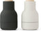 Audo Copenhagen Bottle Grinder Small Peper- En Zoutmolen Set Van 2 Ash/Carbon