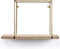 Serax by Studio Simple - Wandrek S - Koperkleurig frame - Hout
