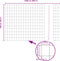 vidaXL - Euro - Heck - Grijs - 1x25 - m - Staal