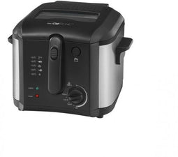 Clatronic FR 3649 - Friteuse - 1600 W - 2,5 L - Zwart en zilver