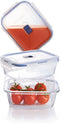 Luminarc Pure Box Active vershoudbak - Rechthoek - 3-Delig