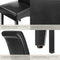 tectake® - Eetkamerstoel - Ergonomisch - Kunstleer - Zwart (2 stuks)