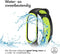 iMoshion Bandje Geschikt voor Xiaomi Mi Band 5 / 6 / Lime - iMoshion Siliconen sport band met inkliksysteem ronde drukknoop - Zwart