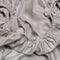 Coco & Cici - Tencel Sateen Hoeslaken Topper 180 x 200 x 15 cm - 2 Persoons Beddengoed - Lyocell - Elastiek Rondom - Taupe - Extra Zacht