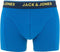 JACK&JONES JACTHYME - 3-pack heren onderbroek - Effen blauw en gebloemd - Maat L (3-pack)