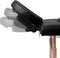 vidaXL - Inklapbare - massagetafel - 4 - zones - met - houten - frame - (zwart)