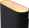 Lucide OVALIS - Wandlamp - 2xE14 - Dimbaar - Zwart (2 stuks)