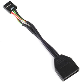 Silverstone G11303050-RT - USB 3.2 type-A en USB 2.0 type-A - Zwart