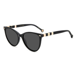 Carolina Herrera HER-0107-S-KDX - Zonnebril Dames - UV400 - Zwart ø 57 mm