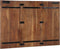 vidaXL - Hoofdbord - 120 - cm - massief - gerecycled - hout - meerkleurig