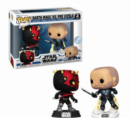 Funko Pop! Star Wars: Clone Wars - Darth Maul vs Pre Vizsla 2-Pack