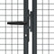 vidaXL - Gaaspoort - 400x175 - cm - gegalvaniseerd - staal - grijs