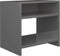 vidaXL - Nachtkastjes - 2 - st - 40x30x40 - cm - bewerkt - hout - grijs
