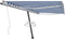 vidaXL - Luifel - vrijstaand - handmatig - uittrekbaar - 400x350 - cm - antraciet