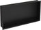 Plieger Inbox Inbouwnis - RVS - Waterproof - Matzwart - 60 x 30 x 7.5 cm