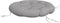 vidaXL - Zitkussen - rond - Ã - 100x11 - cm - oxford - stof - grijs