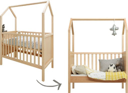 Bopita My First House Ledikant - 60x120 cm. - Natural