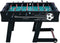 Cougar Scorpion Kick Voetbaltafel Opklapbaar in Zwart - Tafelvoetbal tafel incl. 2 ballen en scoreteller - Indoor voetbal tafel van 126x61x80cm