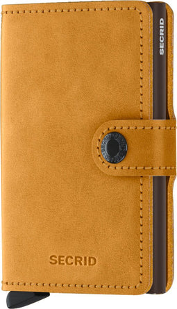 Secrid Pasjeshouder / Kaarthouder - Kunstleer - Miniwallet Vintage - Geel