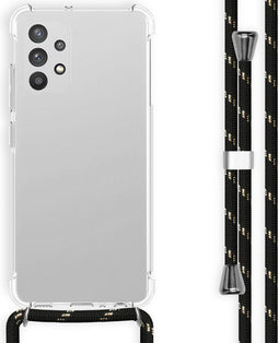 imoshion Hoesje Geschikt voor Samsung Galaxy A32 (4G) Hoesje Met Koord - imoshion Backcover met koord - Transparant