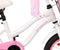 AMIGO Flower Meisjesfiets - Kinderfiets 14 inch - Wit