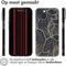 iMoshion Hoesje Geschikt voor iPhone 15 Hoesje Siliconen - iMoshion Design hoesje - Transparant / Golden Leaves Transparant