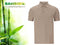 Bamboo Elements - Polo Heren - Korte Mouw - Piqué Stof - Donker Sand Beige L