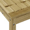 vidaXL - Oppottafel - met - schap - 108x35x75 - cm - geïmpregneerd - grenenhout