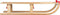 Nijdam Opvouwbare Slee - Vouwslee - Houten Klapslee - 110 cm - Beuken