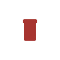 Djois - T-kaart djois formaat 2 48mm rood 100st