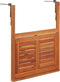 vidaXL - Balkontafel - hangend - 64,5x44x80 - cm - massief - acaciahout