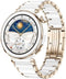 Huawei Watch GT 5 Pro 42 mm keramische kast witte met keramische bandje witte