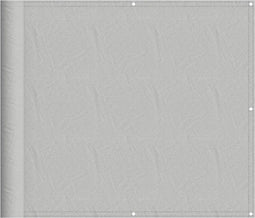 vidaXL - Balkonscherm - 90x800 - cm - 100% - oxford - polyester - lichtgrijs