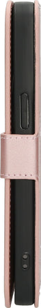 Mobiparts Classic Wallet Case - Flip Cover - Ruimte voor pasjes - Roze (iPhone 15 Pro Max)