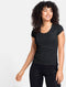 ODLO BL TOP Crew neck s/s ACTIVE F-DRY LIGHT - snel droog - zwart - Maat XL